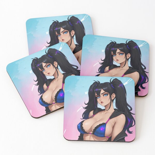 Item preview, Feeling Sexy – Retro-Inspired Comic-Style Female Character in Shiny Bikini and Hooded Jacket with Bold Typography designed and sold by marvinismyname.