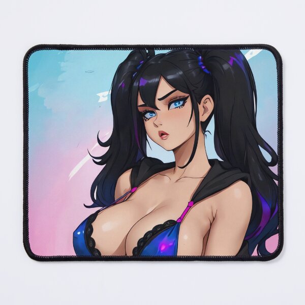 Item preview, Feeling Sexy – Retro-Inspired Comic-Style Female Character in Shiny Bikini and Hooded Jacket with Bold Typography designed and sold by marvinismyname.