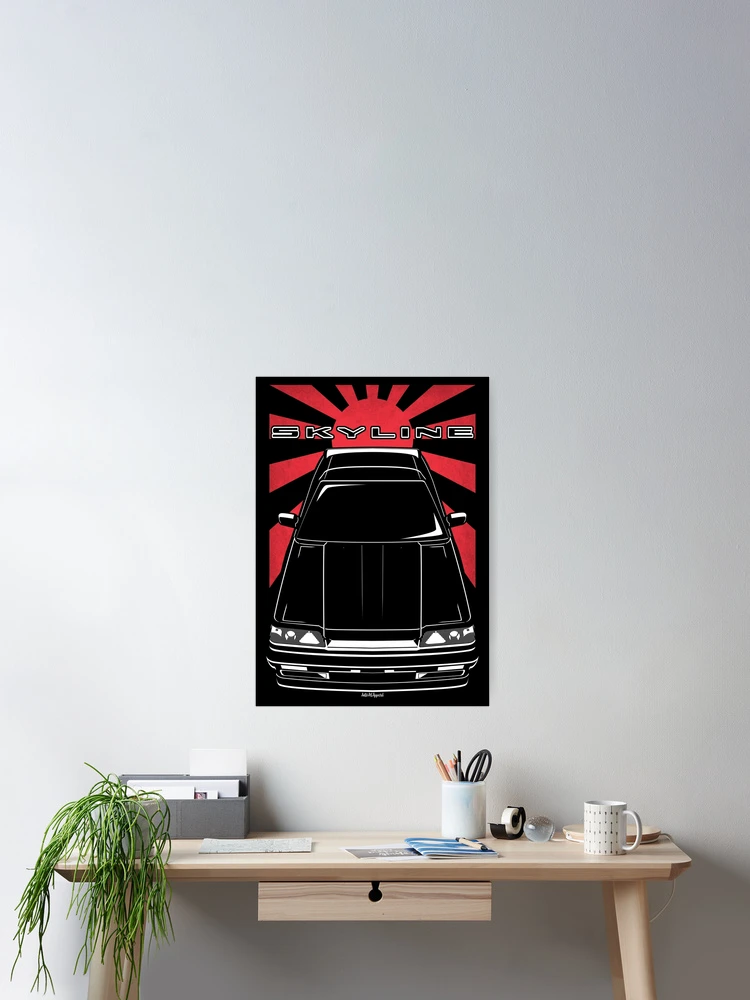 Thumbnail 2 of 3, Poster, Skyline GTS R R31 designed and sold by EuroLegends.