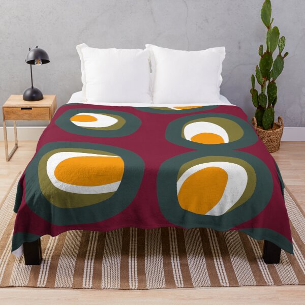 Item preview, Cozy Mid-Century Modern Circles Pattern designed and sold by Deutschic.