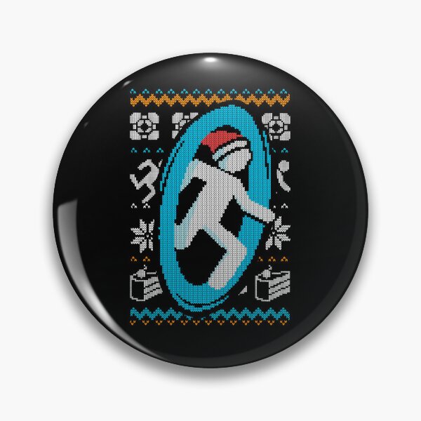 Item preview, Christmas Ugly Sweater Blue Portal Video Game designed and sold by BlancaVidal.