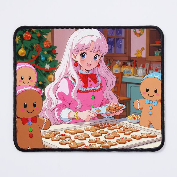 Item preview, ANIME GIRLY COQUETTE HOLIDAY BAKING GINGERBREAD designed and sold by Arts4U.