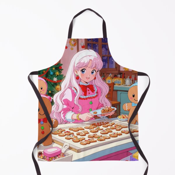 Item preview, ANIME GIRLY COQUETTE HOLIDAY BAKING GINGERBREAD designed and sold by Arts4U.