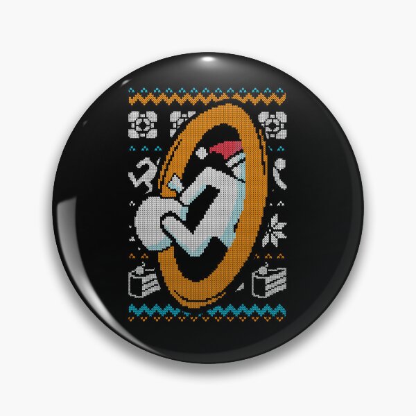 Item preview, Christmas Ugly Sweater Orange Portal Video Game designed and sold by BlancaVidal.