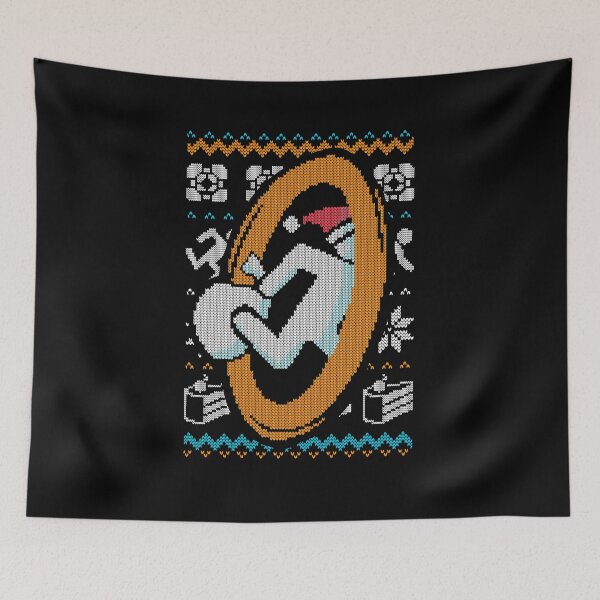 Item preview, Christmas Ugly Sweater Orange Portal Video Game designed and sold by BlancaVidal.