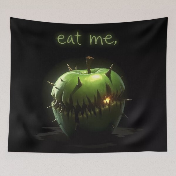 Item preview, Eat Me, Bad Apple designed and sold by ZombiOctopi.