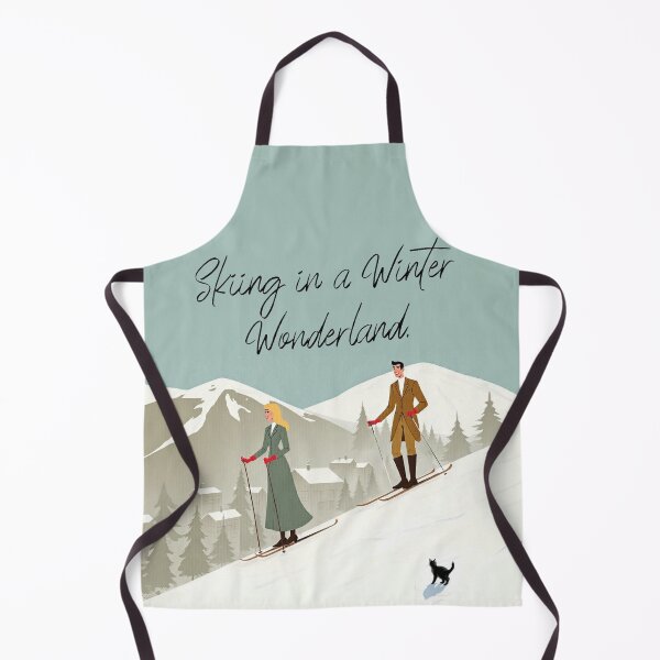 Item preview, Skiing in a Winter Wonderland designed and sold by FunandWhimsy.