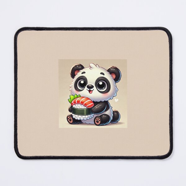 Item preview, Sushi Panda – Cute Panda with Nigiri designed and sold by ANIARTONLINE.