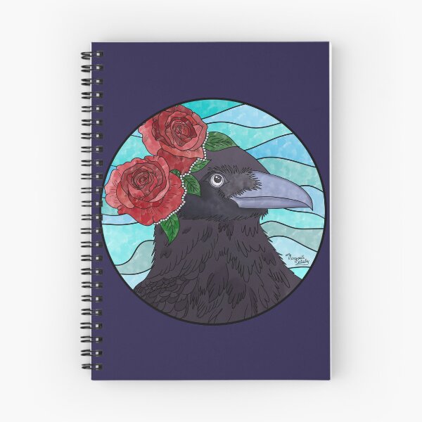 Item preview, Raven with Roses & Pearls (June) designed and sold by Marguerite Artistry.