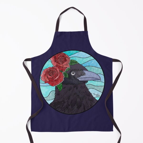 Item preview, Raven with Roses & Pearls (June) designed and sold by Marguerite Artistry.