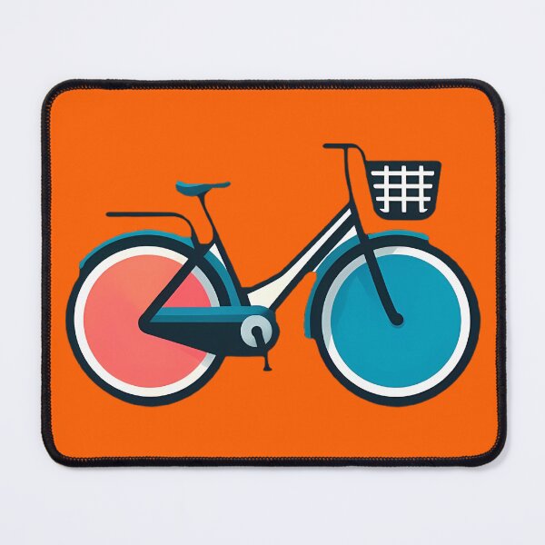 Item preview, design of a bicycle with a basket designed and sold by Last-Oops.