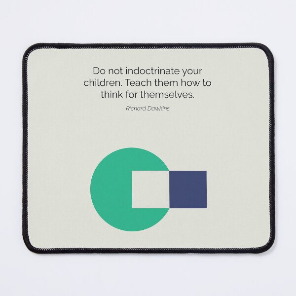 Item preview, Atheism Richard Dawkins Quote Geometric Art designed and sold by kakarikihill.