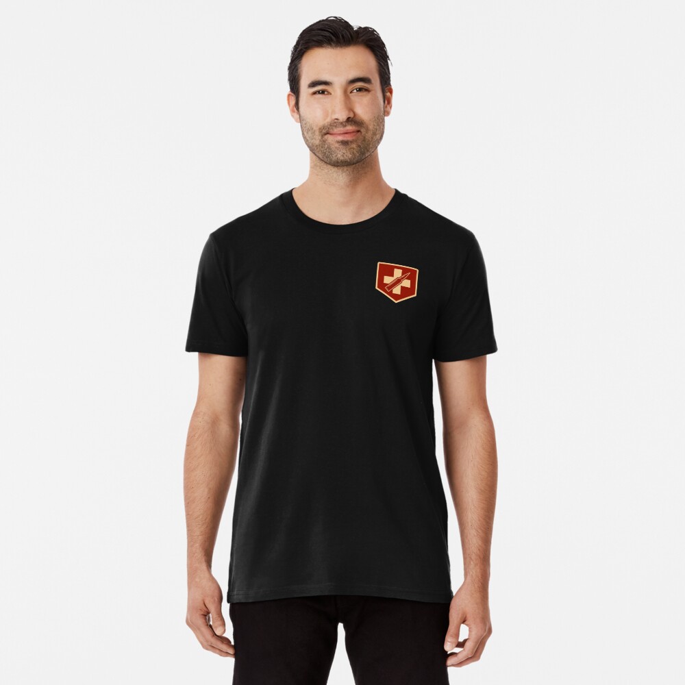 Vista previa del artículo con la obra «Camiseta premium», diseñado y vendido por BubblePopRed.