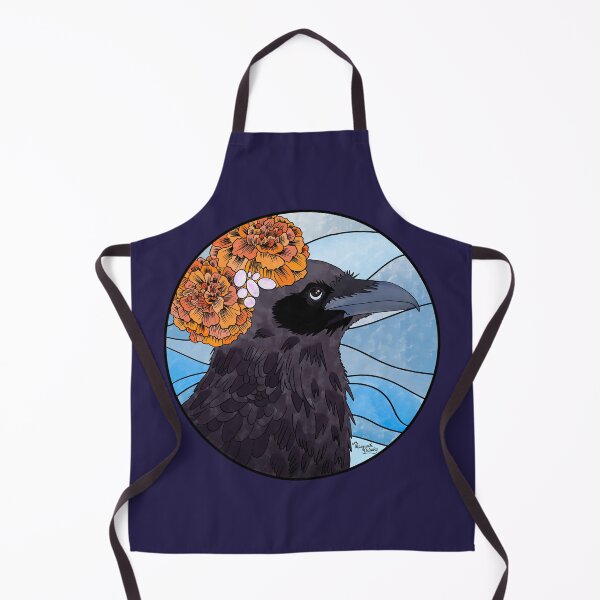 Item preview, Raven with Marigold & Opals (October) designed and sold by Marguerite Artistry.