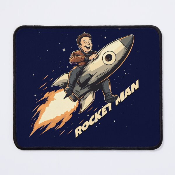Item preview, Elon Musk - Rocket Man Fun Design designed and sold by Trey Anderson.