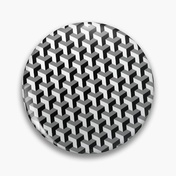 Item preview, Black And White Combination Abstract Party Pattern Illusion designed and sold by EvergreenMotifs.