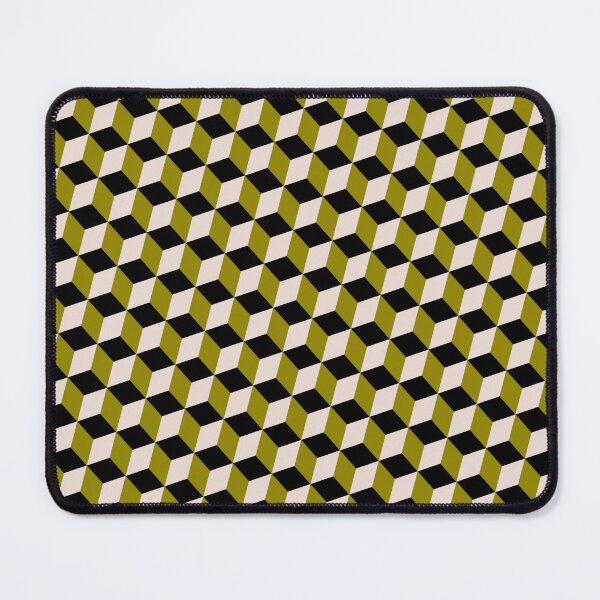 Item preview, Colorful Cube Combination Abstract Party Pattern Illusion Pyramid designed and sold by EvergreenMotifs.
