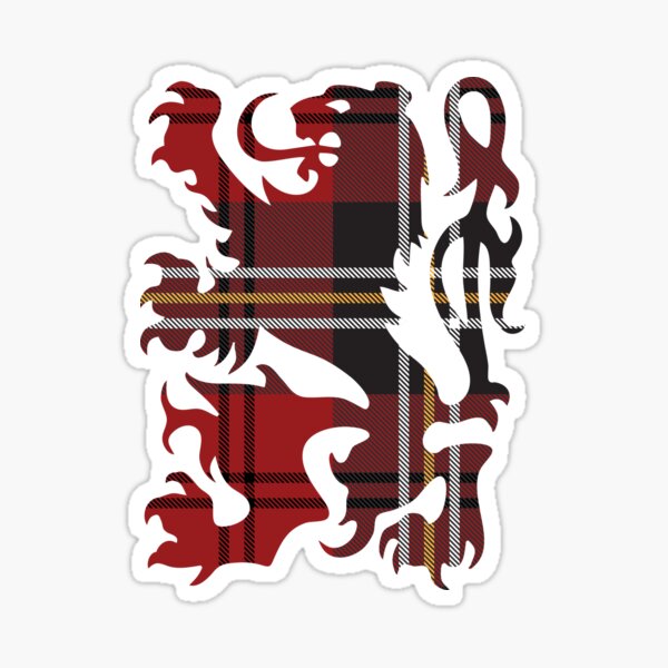 MacPherson Red Cluny Plaid Sticker