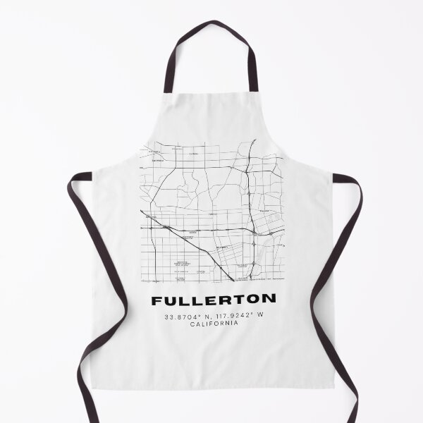 Item preview, Minimalist Fullerton Map Art - California City Coordinates Design designed and sold by RM-Journey.