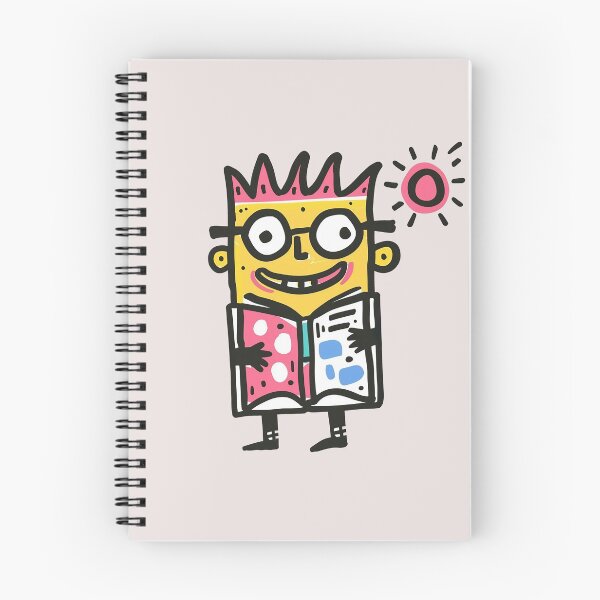 Item preview, Bookworm 80s Cartoon Character Bold Lines Vibrant Illustration designed and sold by Sturdust.