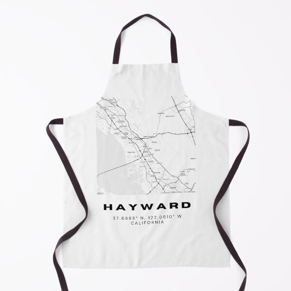 Item preview, Minimalist Hayward Map Art - California City Coordinates Design designed and sold by RM-Journey.