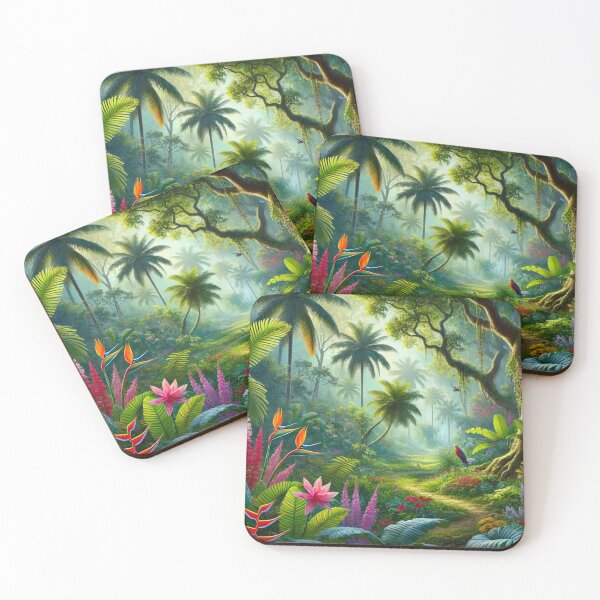 Item preview, Vibrant Tropical Forest designed and sold by Dream Bloom Gallery.