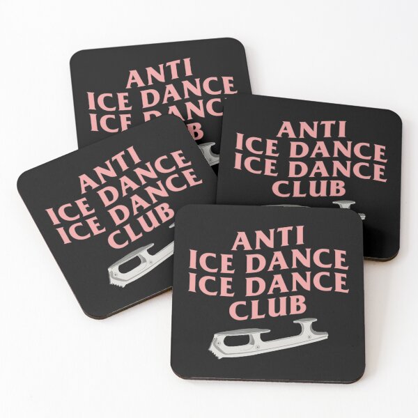 Item preview, Anti Ice Dance Ice Dance Club Pink designed and sold by DeadIceSkating.