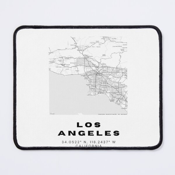 Item preview, Minimalist Los Angeles Map Art - California City Coordinates Design designed and sold by RM-Journey.
