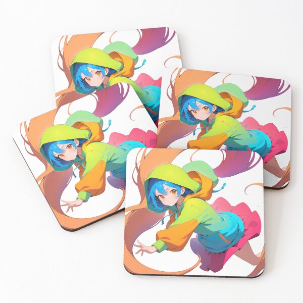 Item preview, Colorful anime design Art Girl character Fantasy designed and sold by ART ATTACK ZONE.