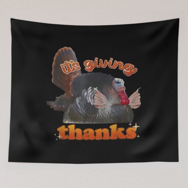 Item preview, It’s Giving Thanks Turkey Thanksgiving designed and sold by Eilteradde3.