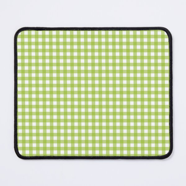 Item preview, Bright Green Gingham in White Vichy Check Design designed and sold by ModdiesColors.