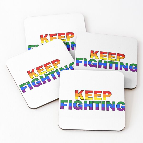 Item preview, Keep Fighting - Rainbow designed and sold by Balerion6.