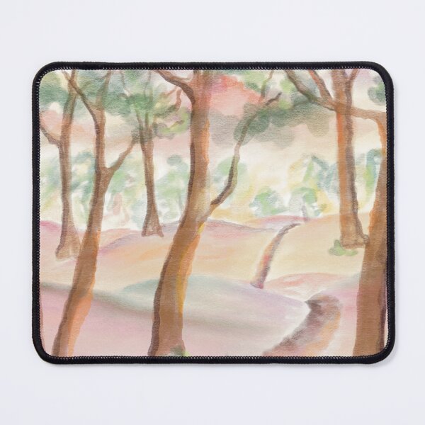 Item preview, Magical Forest Watercolor Landscape with Rainbow Hills designed and sold by Jennifer Margrave-Garcia.