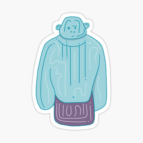 A cartoon of a function Sticker