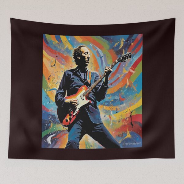 Item preview, "Dynamic Silhouette: Pete Townshend's Musical Revolution" designed and sold by Artisticanvas.