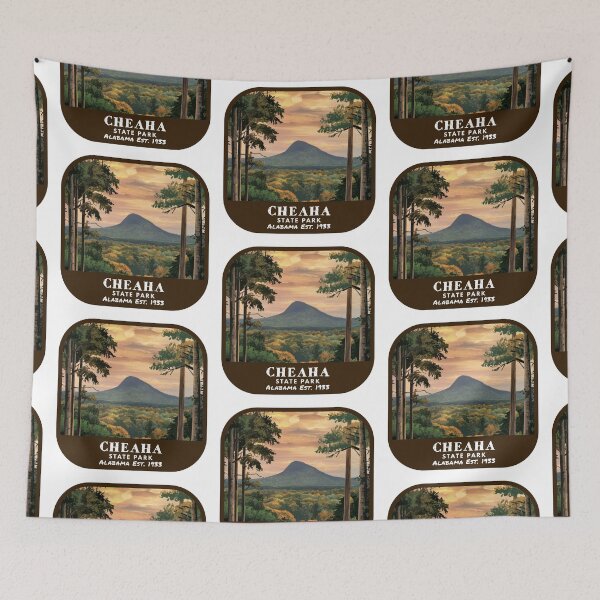 Item preview, Vintage Cheaha State Park (Alabama State Park) designed and sold by RabbitK.