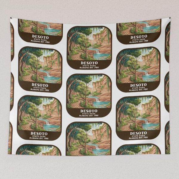 Item preview, Vintage Desoto State Park (Alabama State Park) designed and sold by RabbitK.