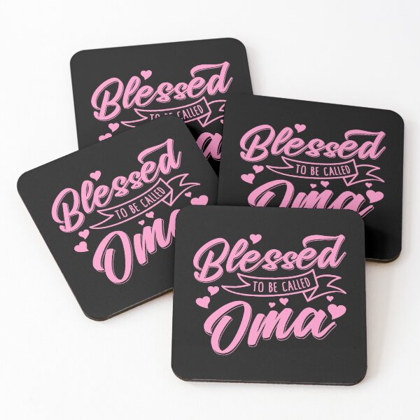 Item preview, BLESSED TO BE CALLED OMA - Pink Hearts Ribbon - Grandma designed and sold by Darling DeDe.