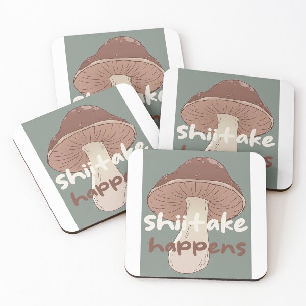 Item preview, shiitake happens designed and sold by MilkandFennel.