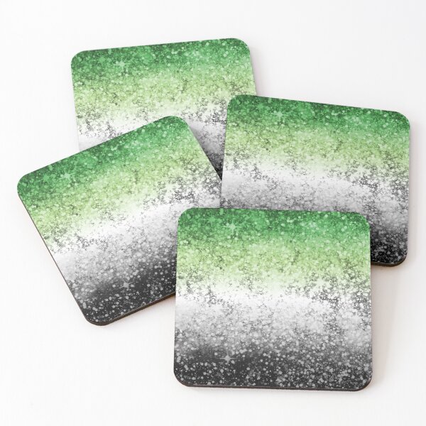 Item preview, Pride Glitter -- Aromantic designed and sold by Balerion6.