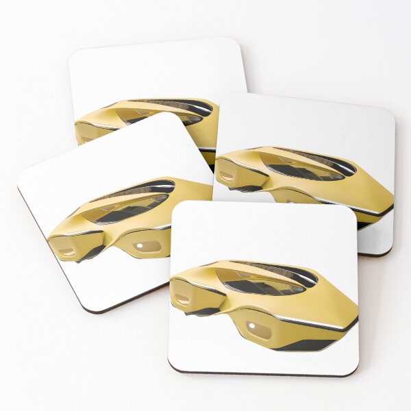 Item preview, A yellow car with a black stripe and a black window designed and sold by PWDigitalArt.