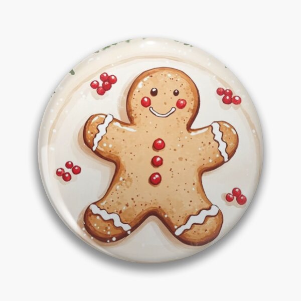 Item preview, Festive gingerbread cookie plates designed and sold by PaperieJennifer.