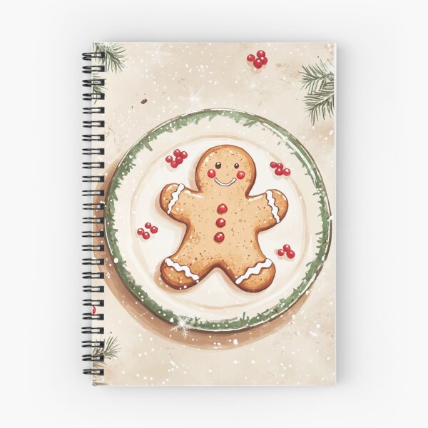 Item preview, Festive gingerbread cookie plates designed and sold by PaperieJennifer.