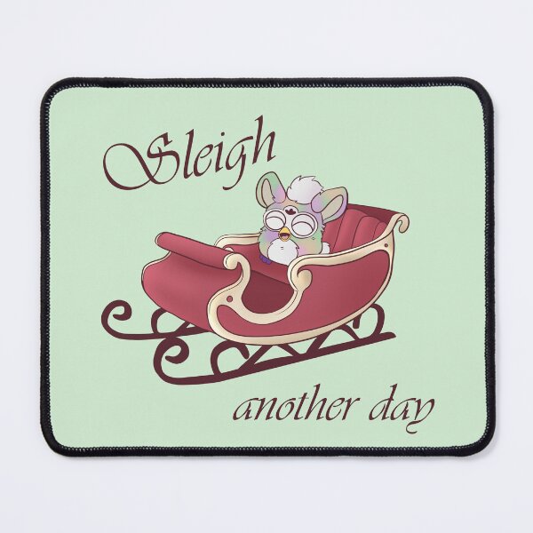 Item preview, Furby in a sleigh designed and sold by Puppy Fluff.