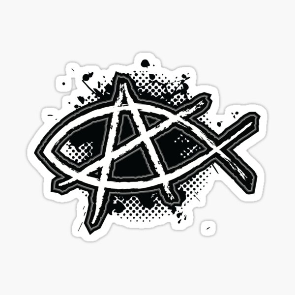 Christian Anarchist Stickers for Sale | Redbubble