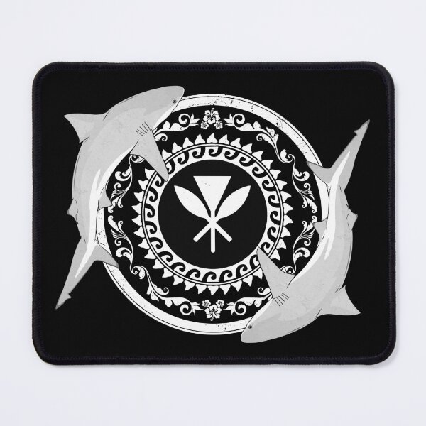Item preview, Kanaka Maoli bull shark designed and sold by NicGrayGraphic.