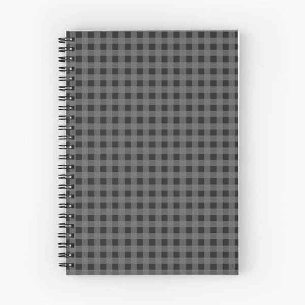 Item preview, Dark Grey Gingham in Black and Charcoal designed and sold by ModdiesColors.
