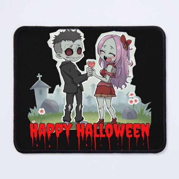 Item preview, Happy Halloween Love zombies  designed and sold by KnottyToons.