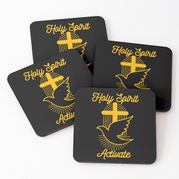 Artikelvorschau, Heiliger Geist aktivieren, christliche Typografie entworfen und verkauft von MoriaStore.