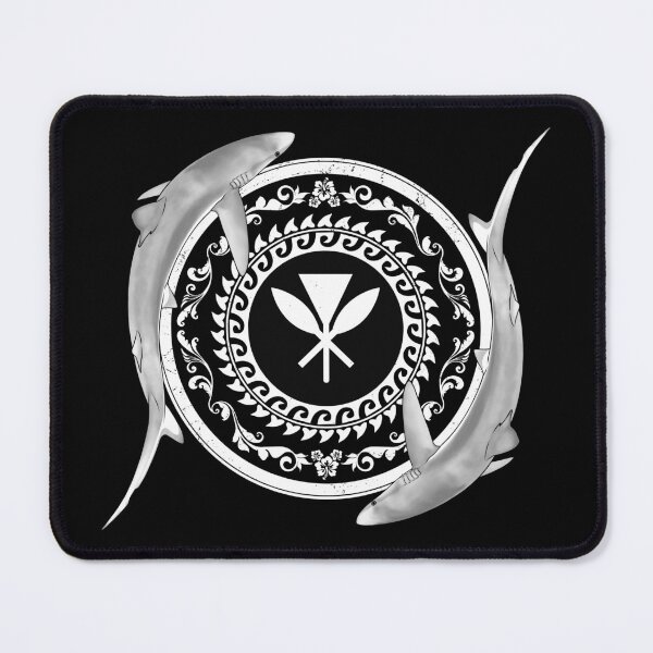 Item preview, Kanaka Maoli Blue Shark designed and sold by NicGrayGraphic.